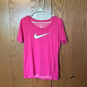 Pink Nike Cotton T-Shirt